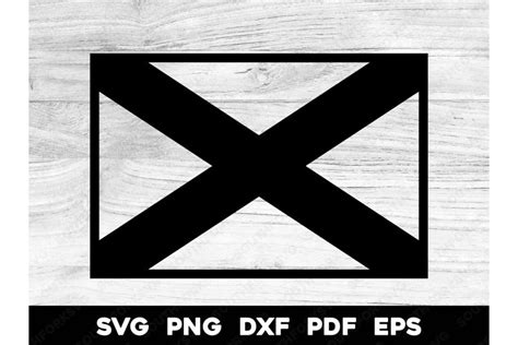 Alabama State Flag Transparent Design SVG PNG DXF EPS PDF