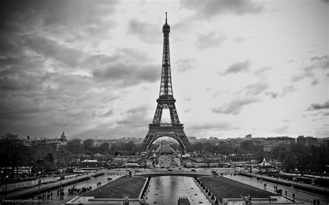 Black and White Paris Wallpaper - WallpaperSafari