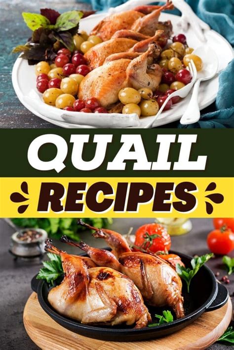 13 Easy Quail Recipes You Have to Try - Insanely Good