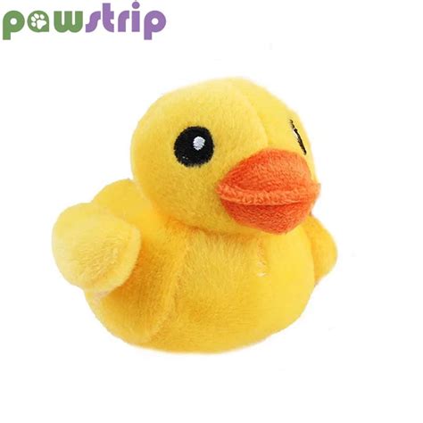 pawstrip 1pc Cute Duck Pet Dog Toys Soft Plush Dog Sound Toys Chihuahua ...