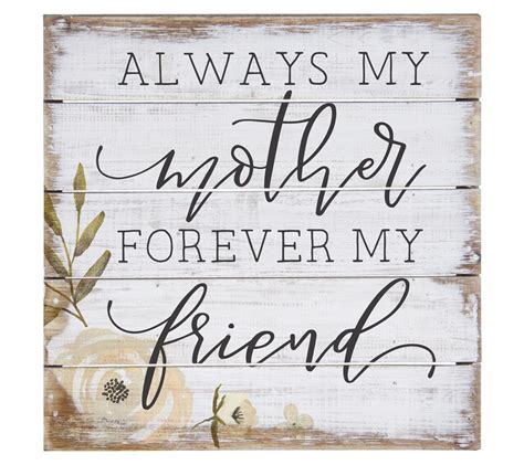 Mother Forever Friend Wall Art By Sincere Surroundings - QVC.com