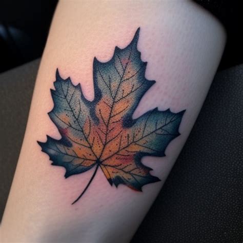 54 Maple Leaf Tattoo Ideas - TattooClue.com