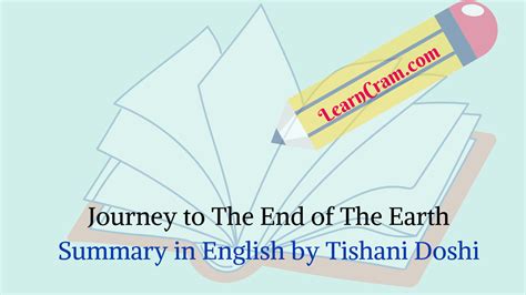 Journey to The End of The Earth Summary in English by Tishani Doshi – Learn Cram