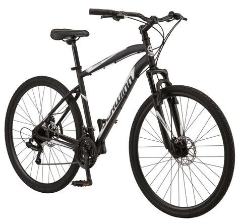 Schwinn Glenwood Hybrid Bike, 21 speeds, 700c wheel, black, mens style ...