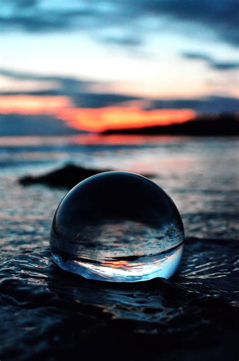 Free Images : water, reflection, sea, wave, sky, horizon, atmosphere, ocean, sphere, calm ...