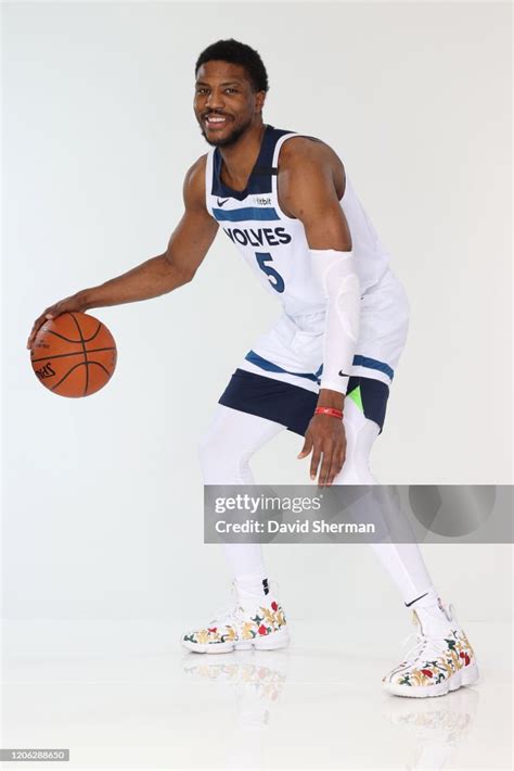 Malik Beasley of the Minnesota Timberwolves poses for a portrait on ...