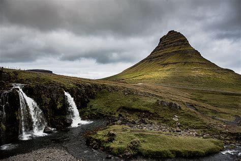 Kirkjufell Mountain And Waterfall, Iceland