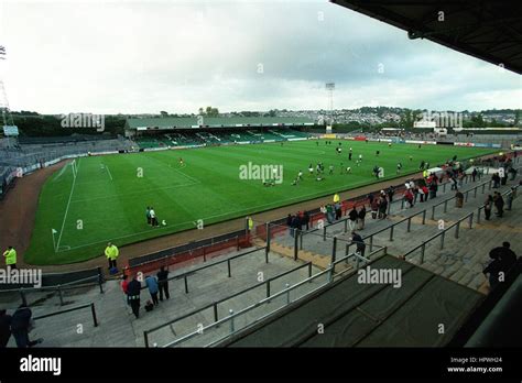 HOME PARK FOOTBALL STADIUM PLYMOUTH ARGYLE FC 26 July 1998 Stock Photo ...