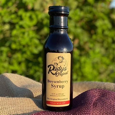 Boysenberry Syrup 12 fl oz (355 ml) Rudy's Original® - Rudy’s Original ...