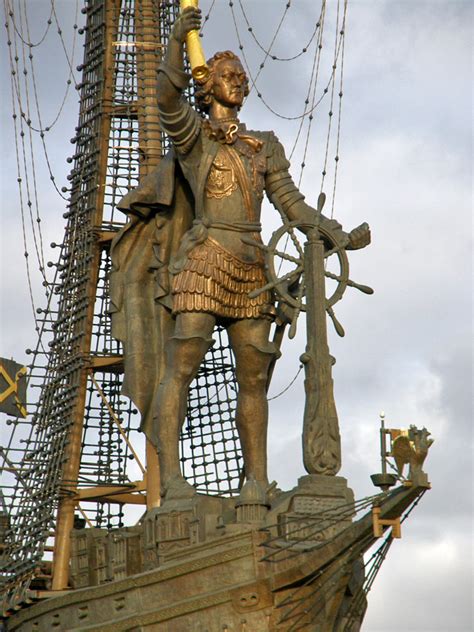 Peter the Great statue on the Moskwa river, Russia - Travel Photos by Galen R Frysinger ...