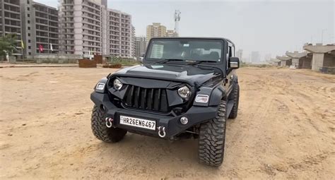 Custom Mahindra Thar Looks DOPE With 35-Inch Tyres