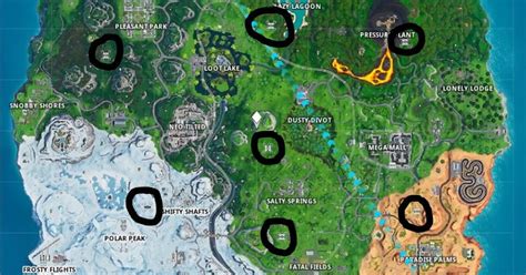 Fortnite: Visit Sky Platforms - Locations map | VG247