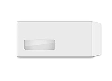 White Window Envelopes 10 x 4.5 | Office Envelopes for Letter, A4 Documents (25) : Amazon.in ...