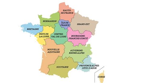 The New 13 Regions of France - WorldAtlas