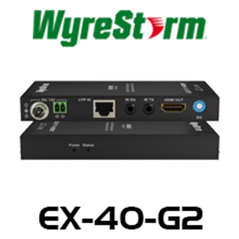 WyreStorm HDMI Low Profile Extender Set with 2-Way IR - Up to 40m | AV Australia Online