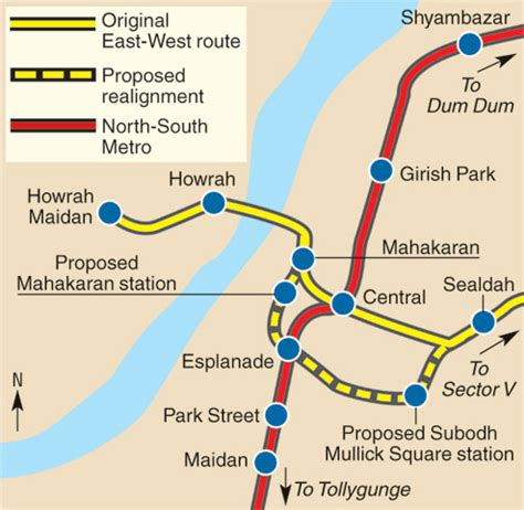 Kolkata Metro Proposed Map