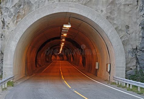 Tunnel Northern Norway stock image. Image of asphalt - 42470479