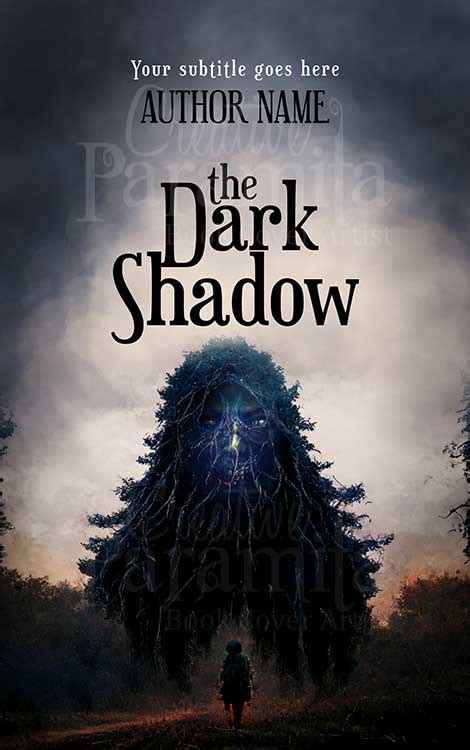 The dark shadow Premade book cover