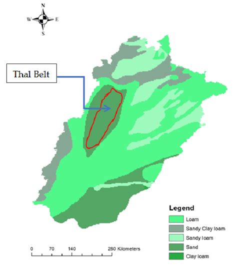 Soil texture classification for Punjab, Pakistan, extracted from Soil ...