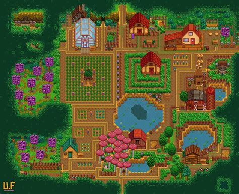 Stardew Valley Forest Farm Layout - This Is My Current Layout Of Forest ...