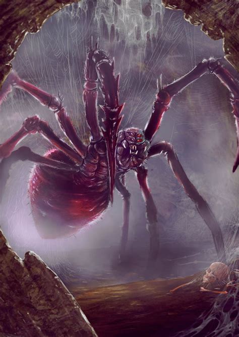 Giant spider | Personagens de rpg, Monstros, Criaturas abissais