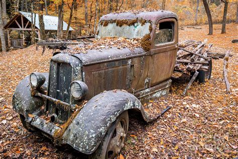 Rust in Peace Old farm truck in Smokies Photograph by Randy Jacobs