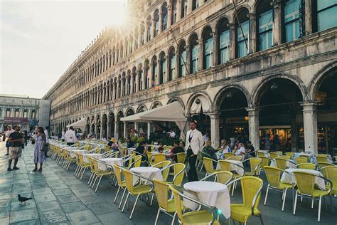 Cafe restaurant Piazza San Marco in Venice, Italy. Photograph by Petru Dorel Stan | Fine Art America