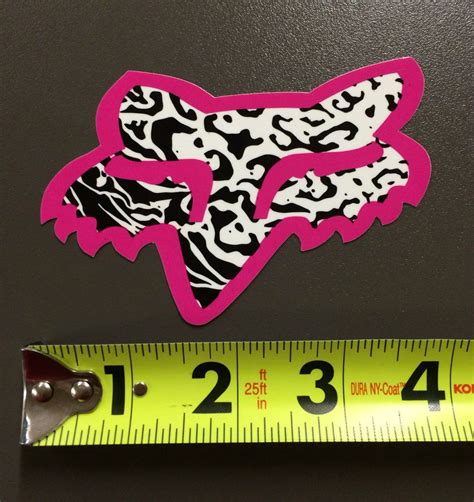 Fox Racing Fox Head Sticker Decal Pink Marz 4" MX ATV MTB BMX OFF ROAD | eBay Motors, Parts ...