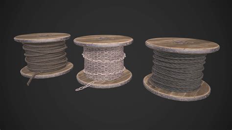 Rope Spool - 3D Model by yn-delmund