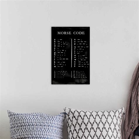 Morse Code Chart Wall Art, Canvas Prints, Framed Prints, Wall Peels ...