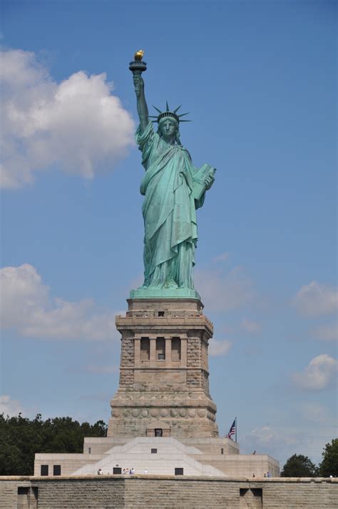 Free Images : sky, new york, monument, statue of liberty, tower, usa, america, landmark, blue ...