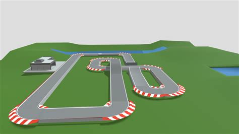 Low poly race track - Download Free 3D model by elhayel77 [d672faf] - Sketchfab