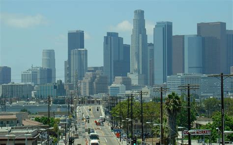 Los Angeles Skyline Wallpapers - Top Free Los Angeles Skyline Backgrounds - WallpaperAccess
