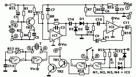 Ultrasonic Sensor Circuit - ElectroSchematics.com