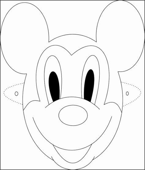 6 Mickey Mouse Mask Template - SampleTemplatess - SampleTemplatess