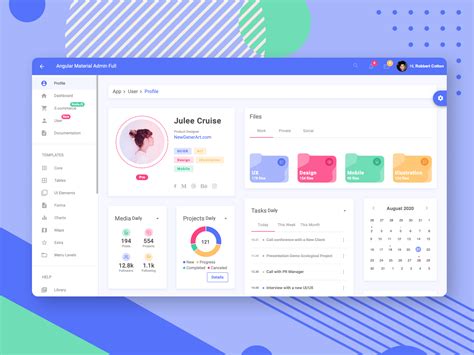 Angular Material Admin Template full version is released!