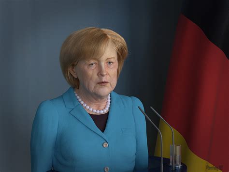 angela merkel - CG Cookie