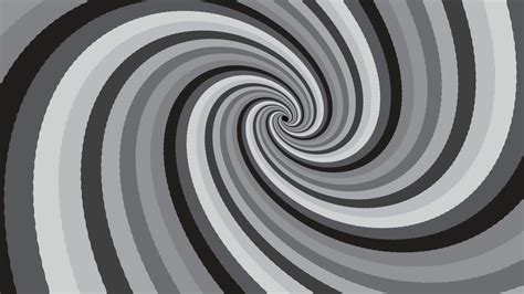 se déplaçant à travers une spirale rotative. concept d'hypnose dans un ...