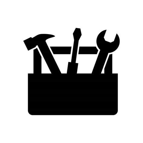 Toolbox Clipart Black And White