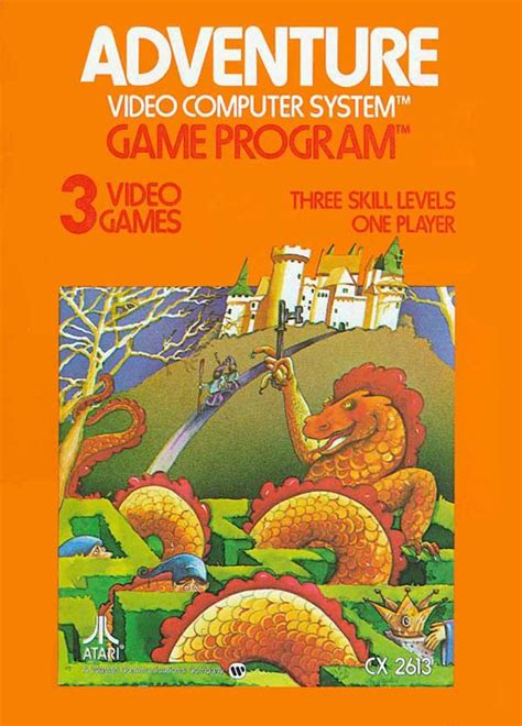 Adventure (1980) Atari 2600 box cover art - MobyGames