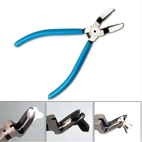 Blue Car Vehicle Push Pin Rivets Diagonal Plier Fastener Trim Clip ...