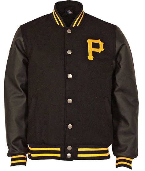 Men's Letterman Varsity Pittsburgh Pirates Jacket - Jackets Creator