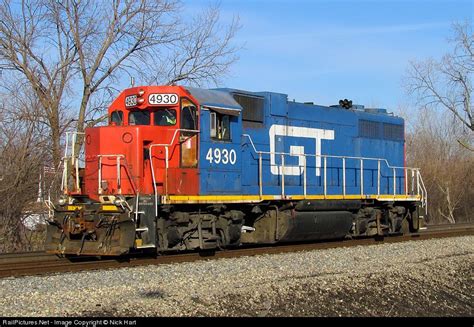 GTW 4930 Grand Trunk Western EMD GP38-2 at Crest Hill, Illinois by Nick ...