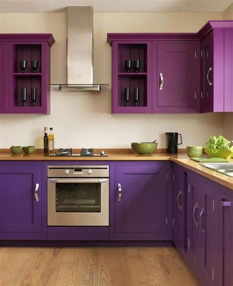 #kitchencupboards | Purple kitchen cabinets, Kitchen interior, Purple ...