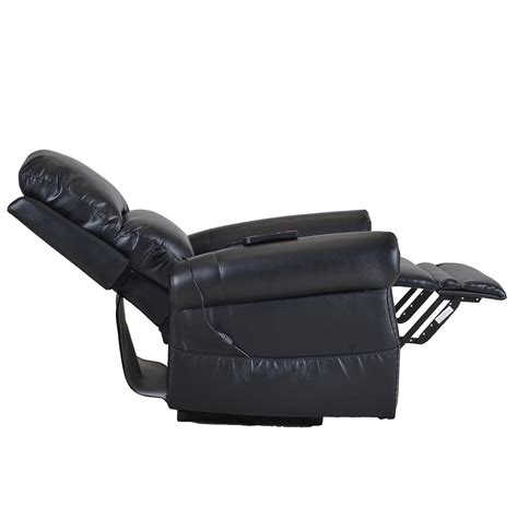 Lift Chair Recliner with Remote Control, Black PU Leather Power Lift R ...