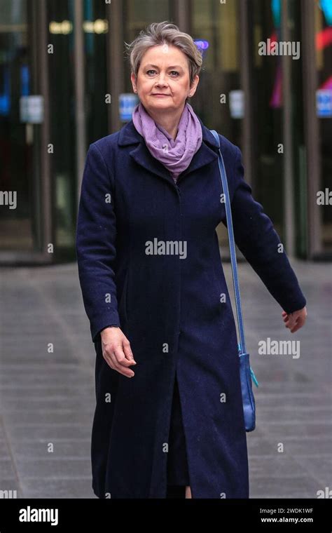 London, UK. 21st Jan, 2024. Yvette Cooper, MP, Shadow Home Secretary ...