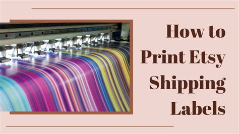 How to Print Etsy Shipping Labels - Thrive on Etsy