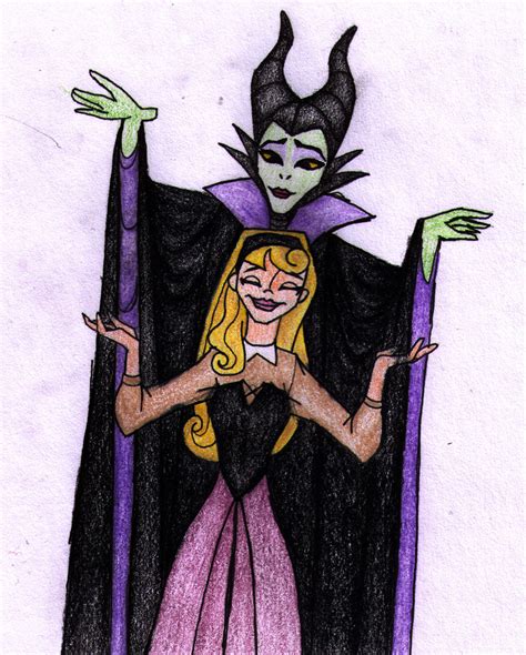 Maleficent and Aurora by ZoraSteam on DeviantArt