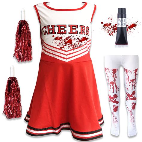 Buy Blue Planet Fancy Dress – Zombie Cheerleader Fancy Dress Costume ...