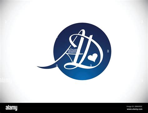 Initial Monogram Letter A D Logo Design Vector Template. AD Letter Logo ...